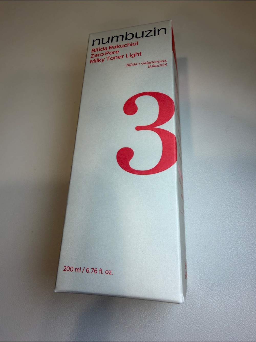 numbuzin 3 Bifida Bakuchiol Zero Pore Milky Toner Light 200ml